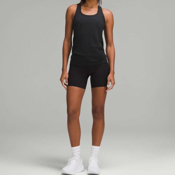 NEW Lululemon Swiftly Tech Racerback Tank Top 2.0 *Hip Length Black / Black sz 6 - Picture 4 of 5